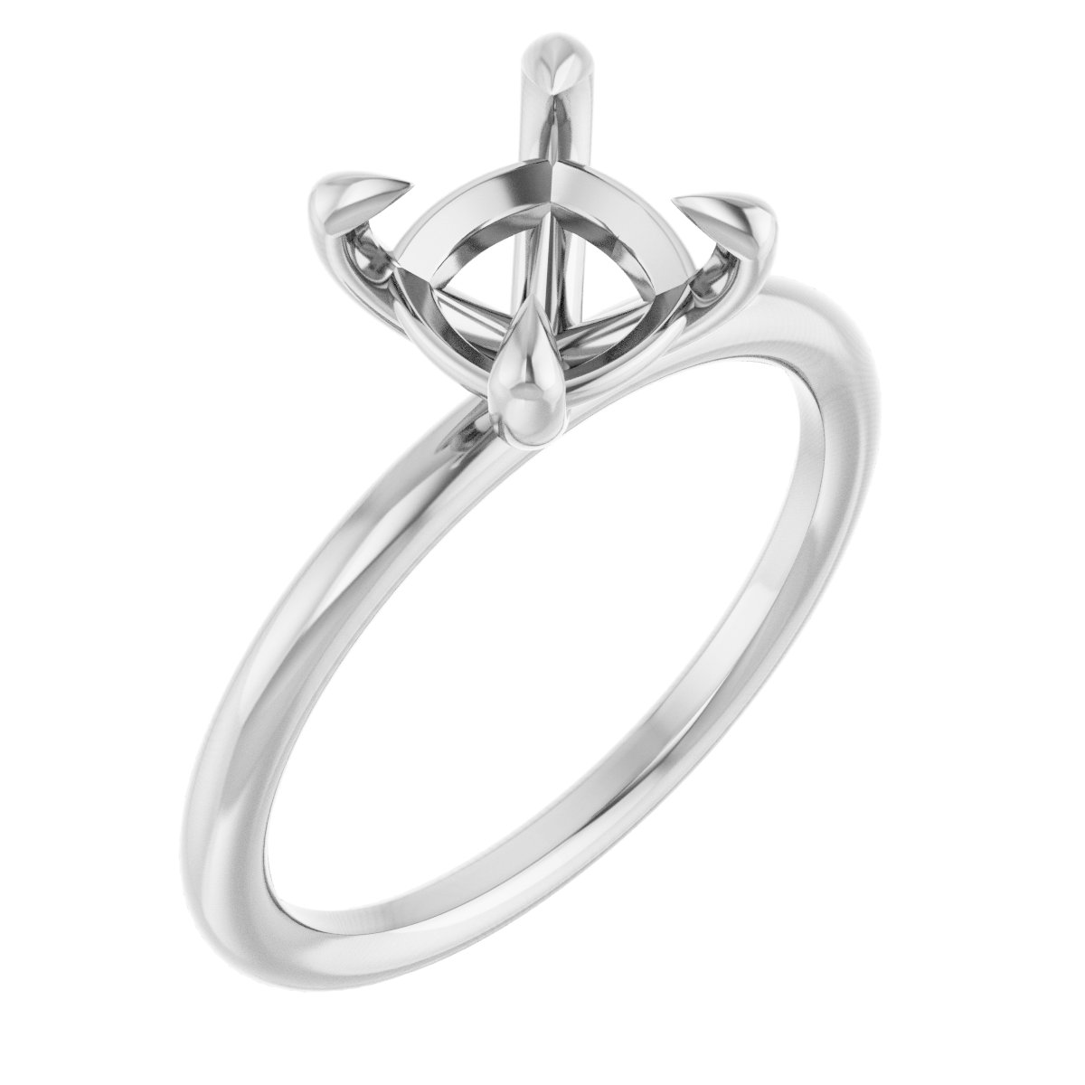 Claw-Prong Solitaire Engagement Ring