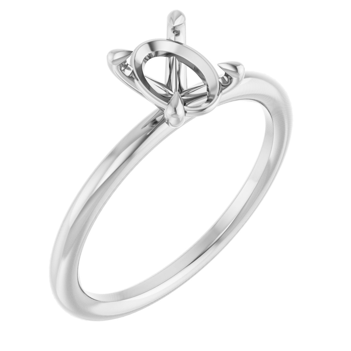 Claw-Prong Solitaire Engagement Ring