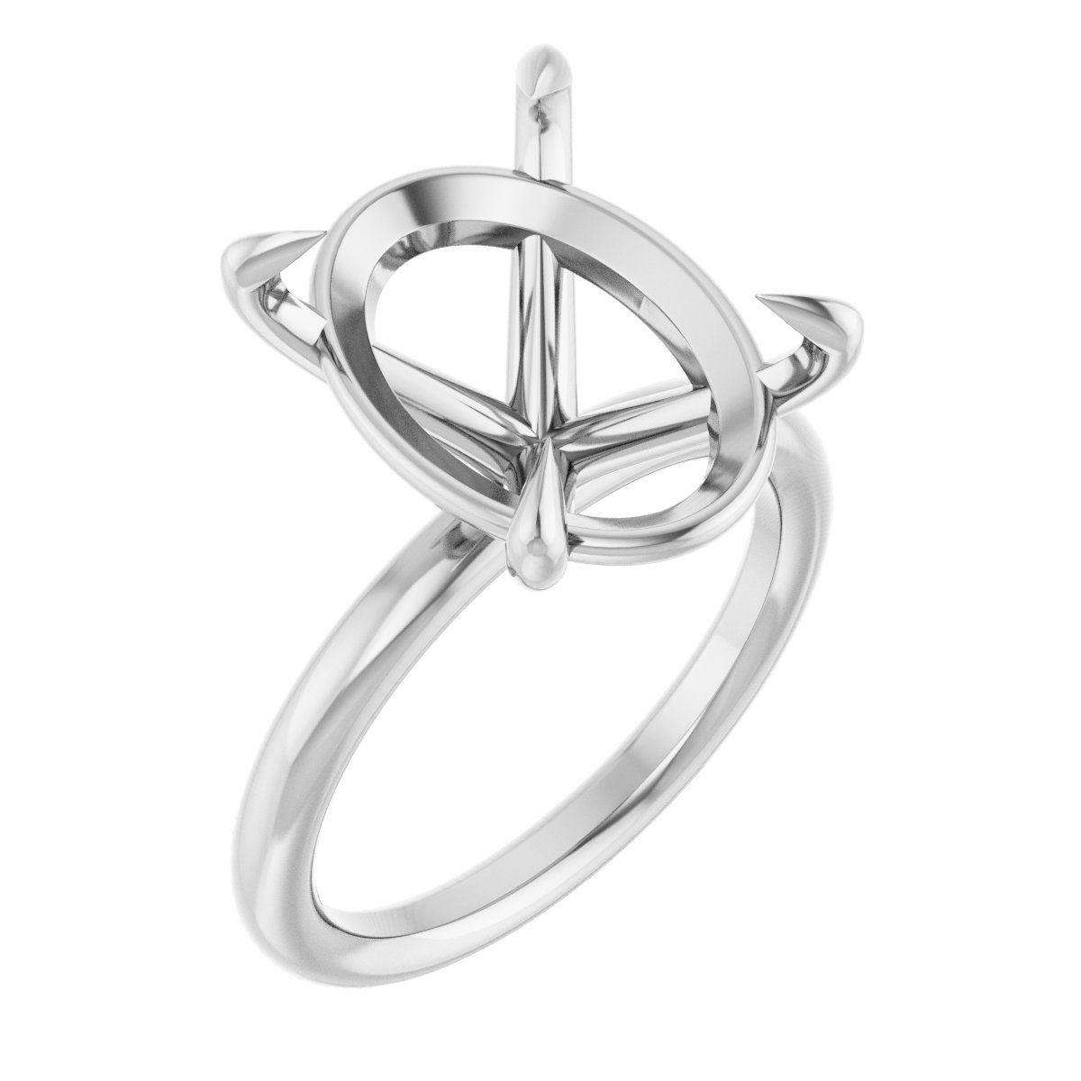 Claw-Prong Solitaire Engagement Ring