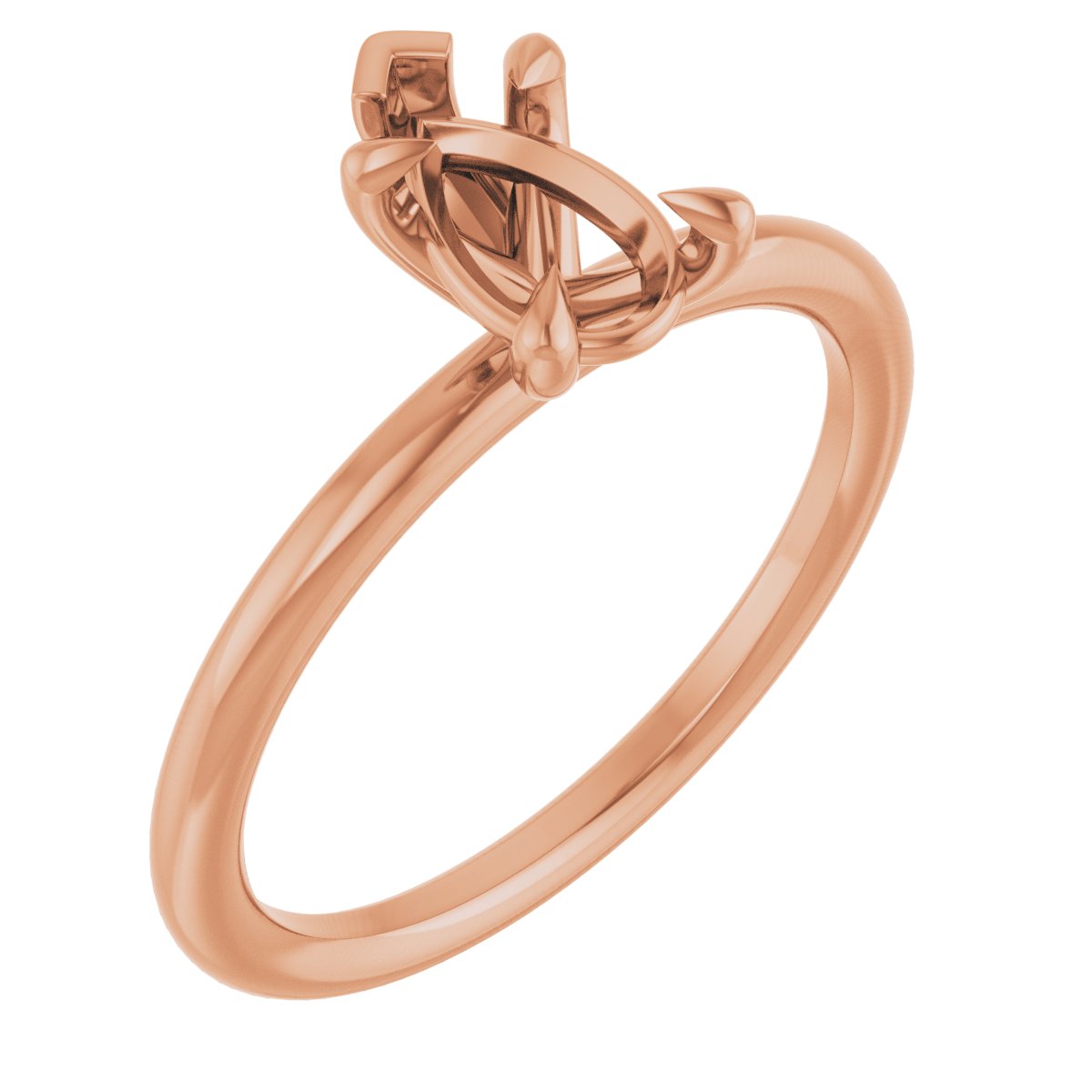 Claw-Prong Solitaire Engagement Ring