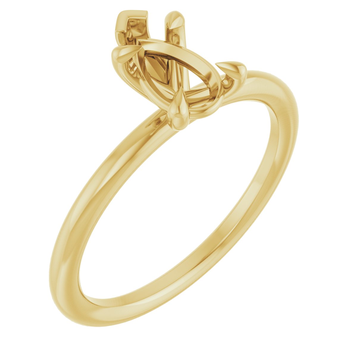 Claw-Prong Solitaire Engagement Ring