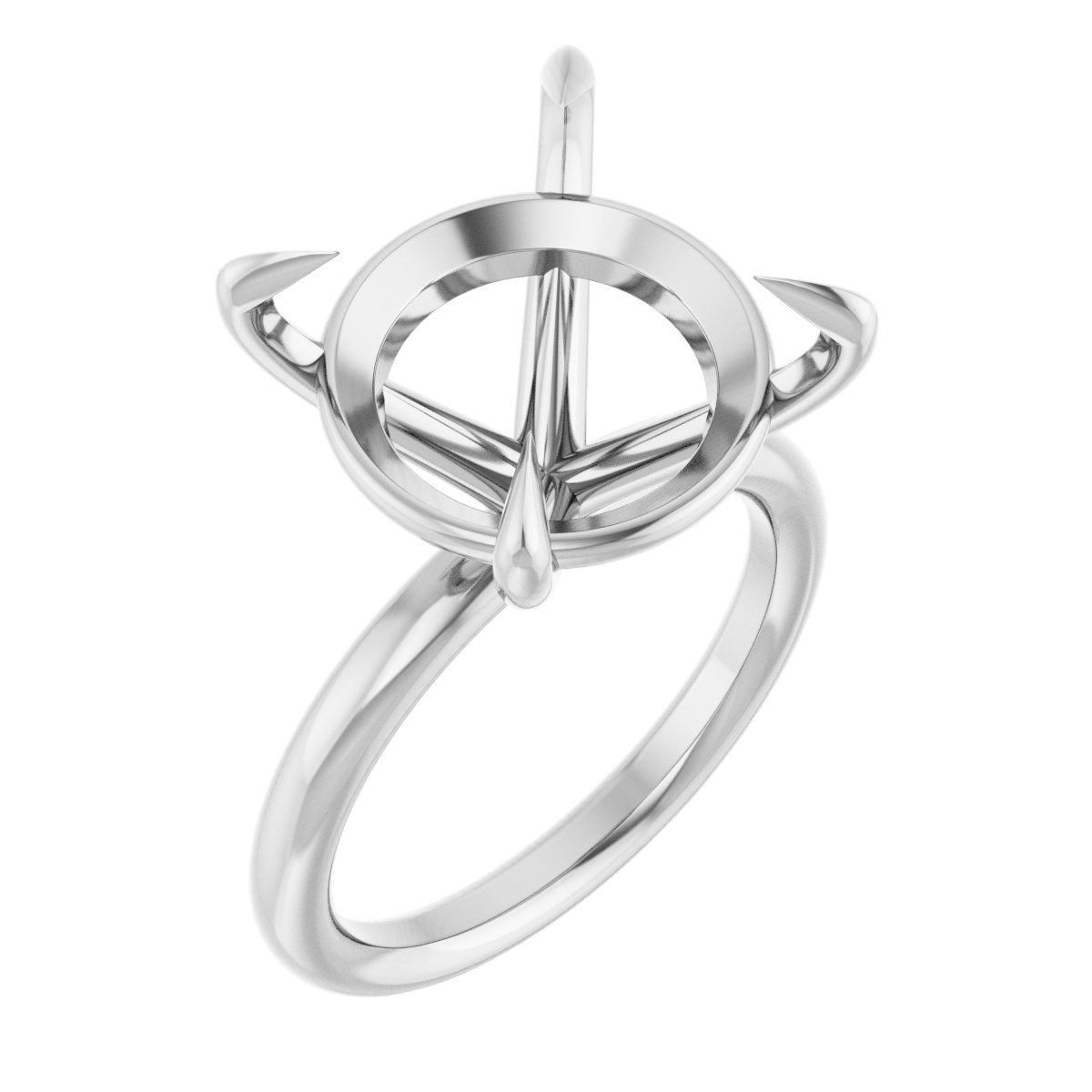 Claw-Prong Solitaire Engagement Ring