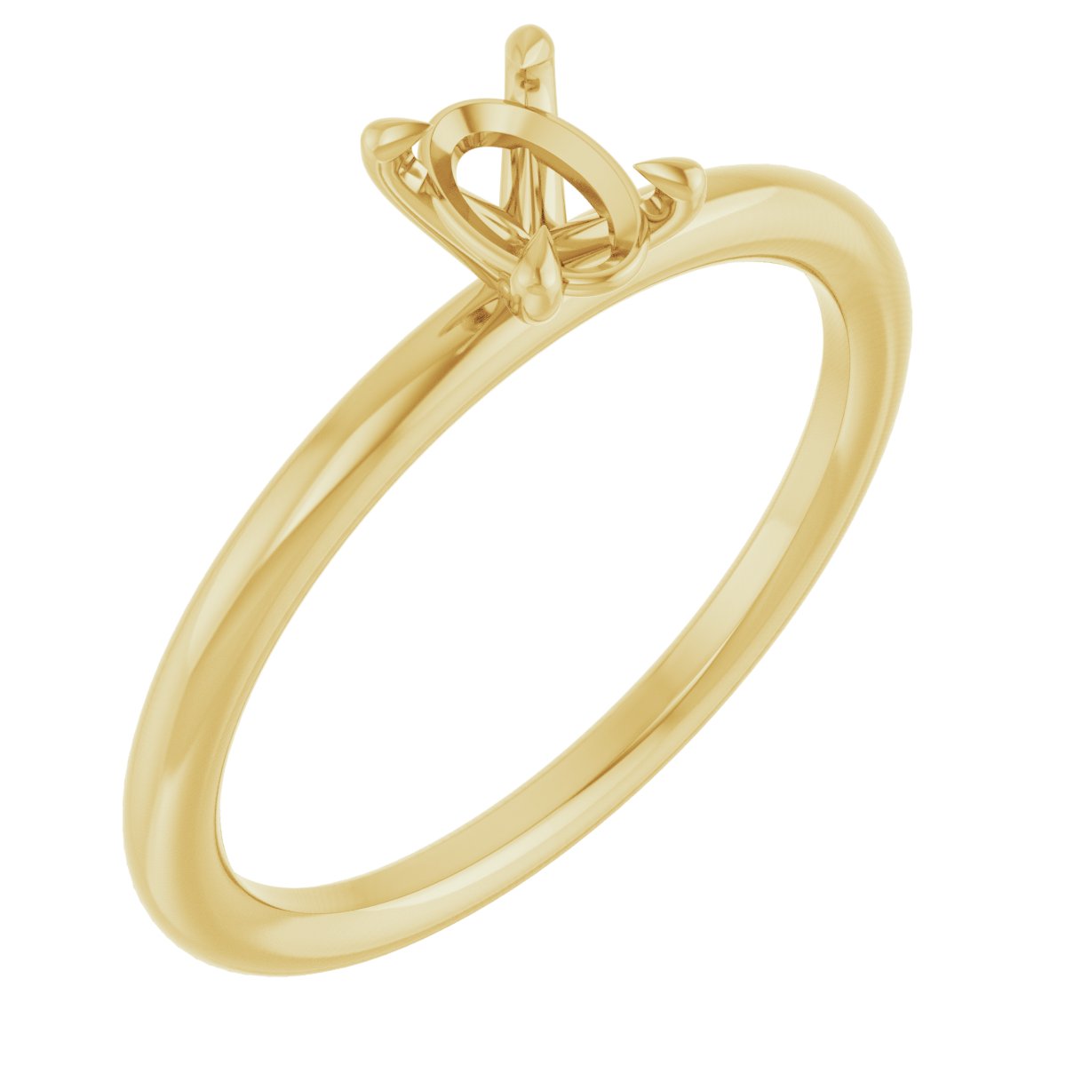 Claw-Prong Solitaire Engagement Ring
