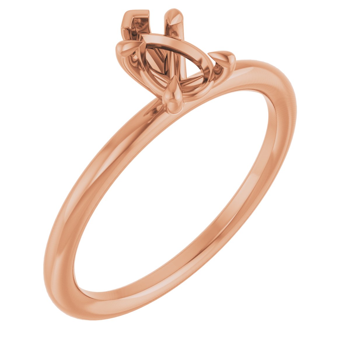 Claw-Prong Solitaire Engagement Ring