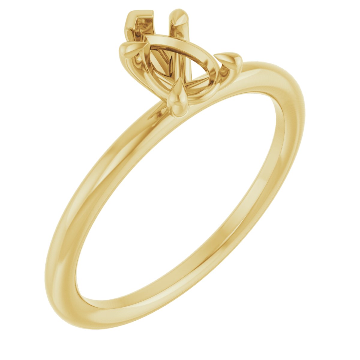 Claw-Prong Solitaire Engagement Ring