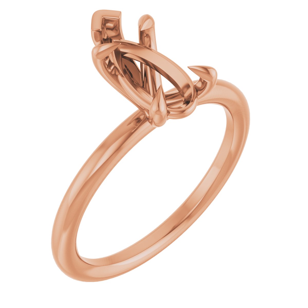 Claw-Prong Solitaire Engagement Ring