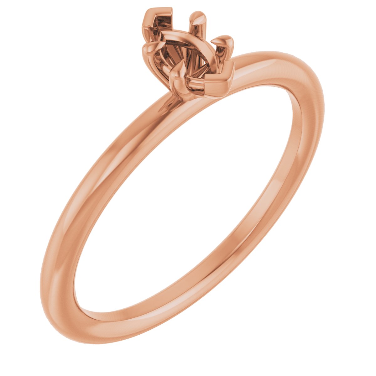 Claw-Prong Solitaire Engagement Ring