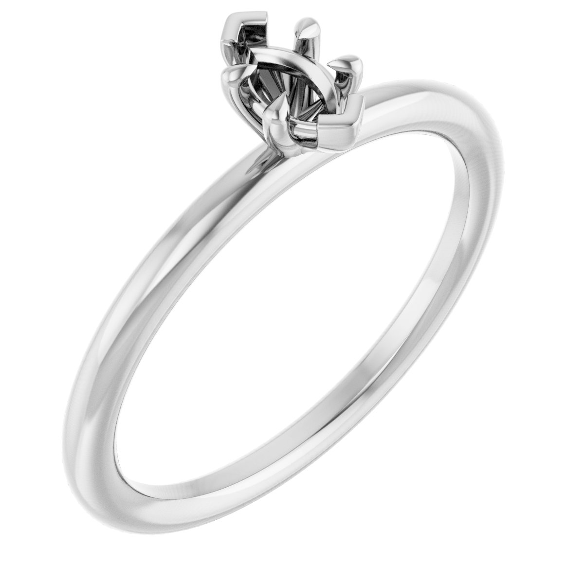 Claw-Prong Solitaire Engagement Ring
