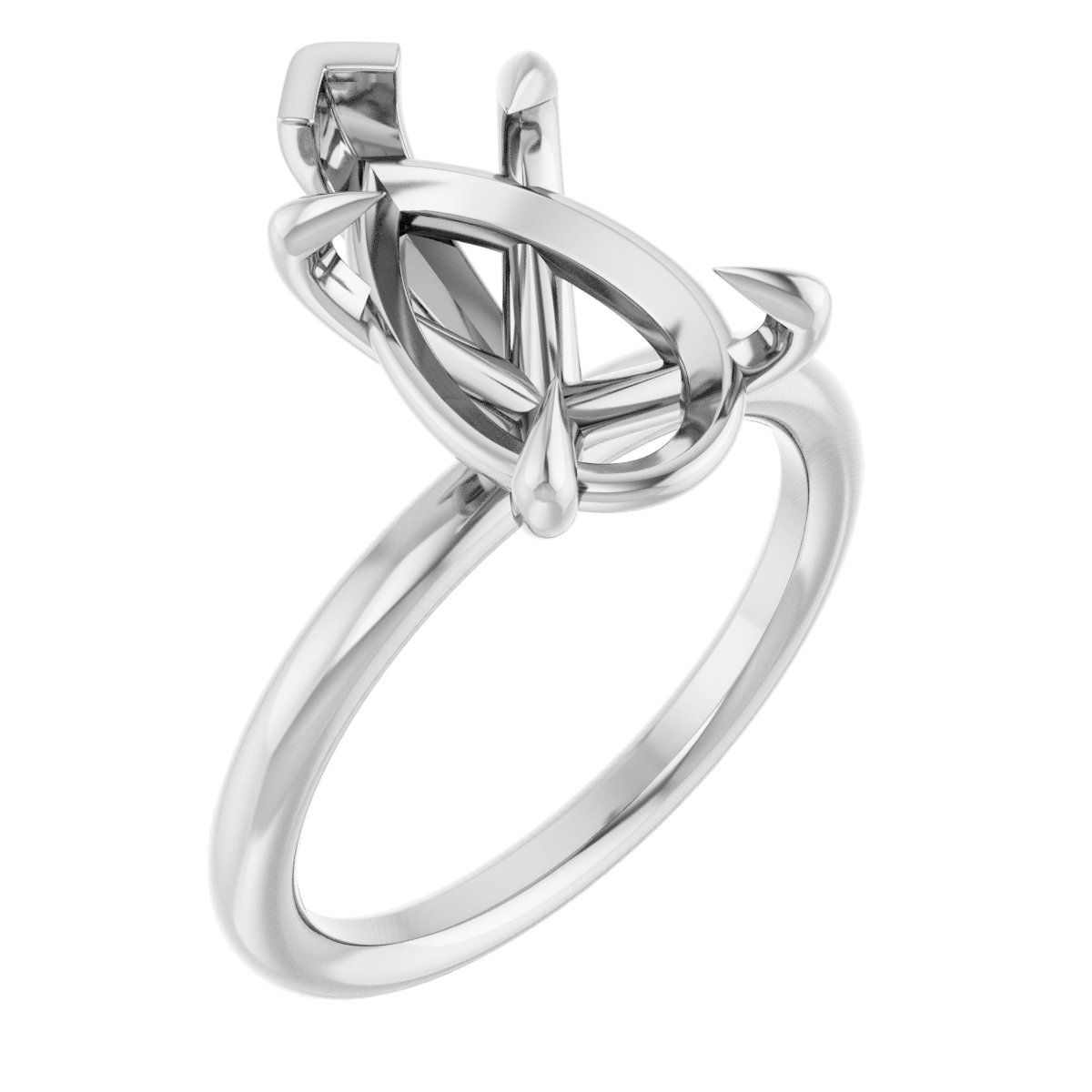 Claw-Prong Solitaire Engagement Ring