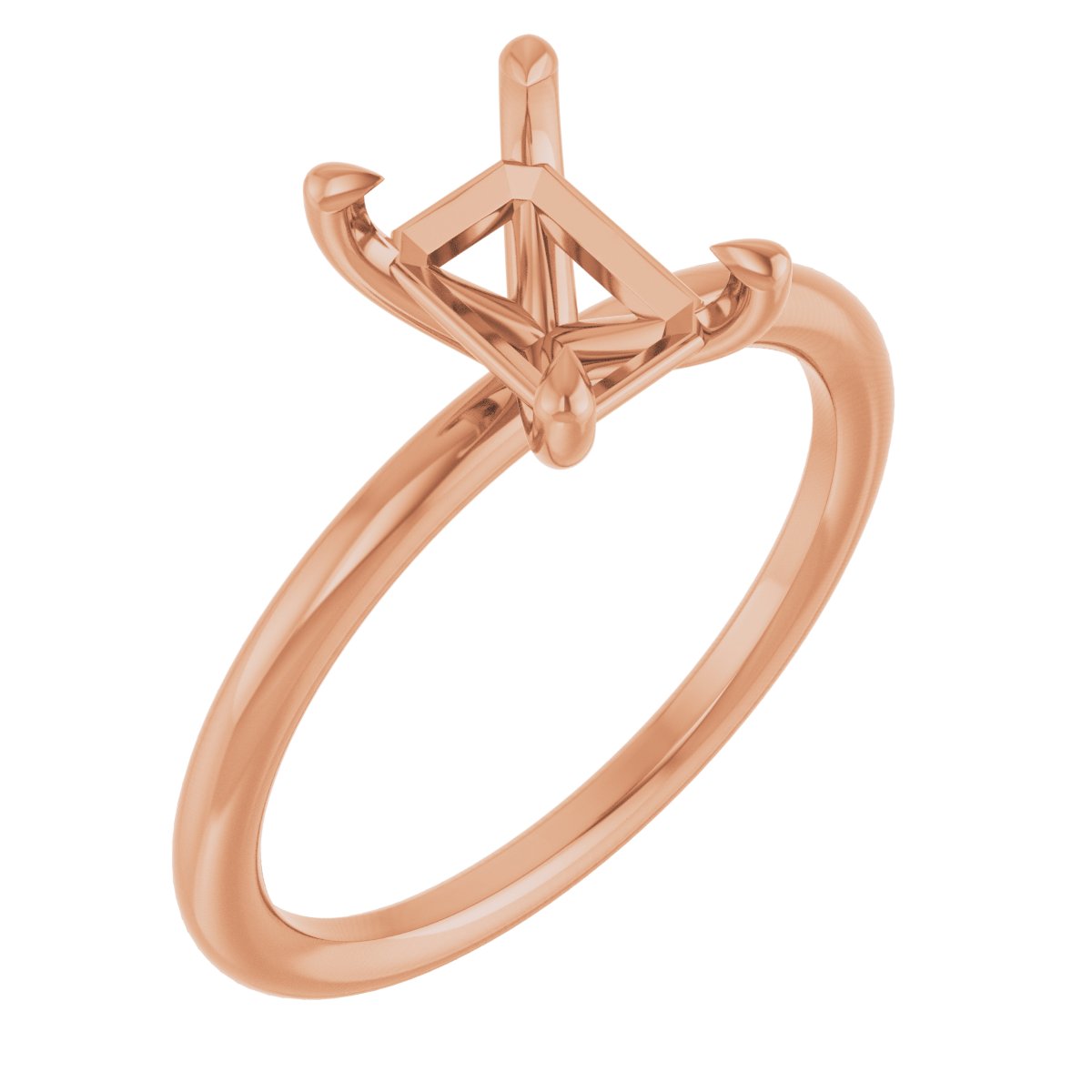 Claw-Prong Solitaire Engagement Ring