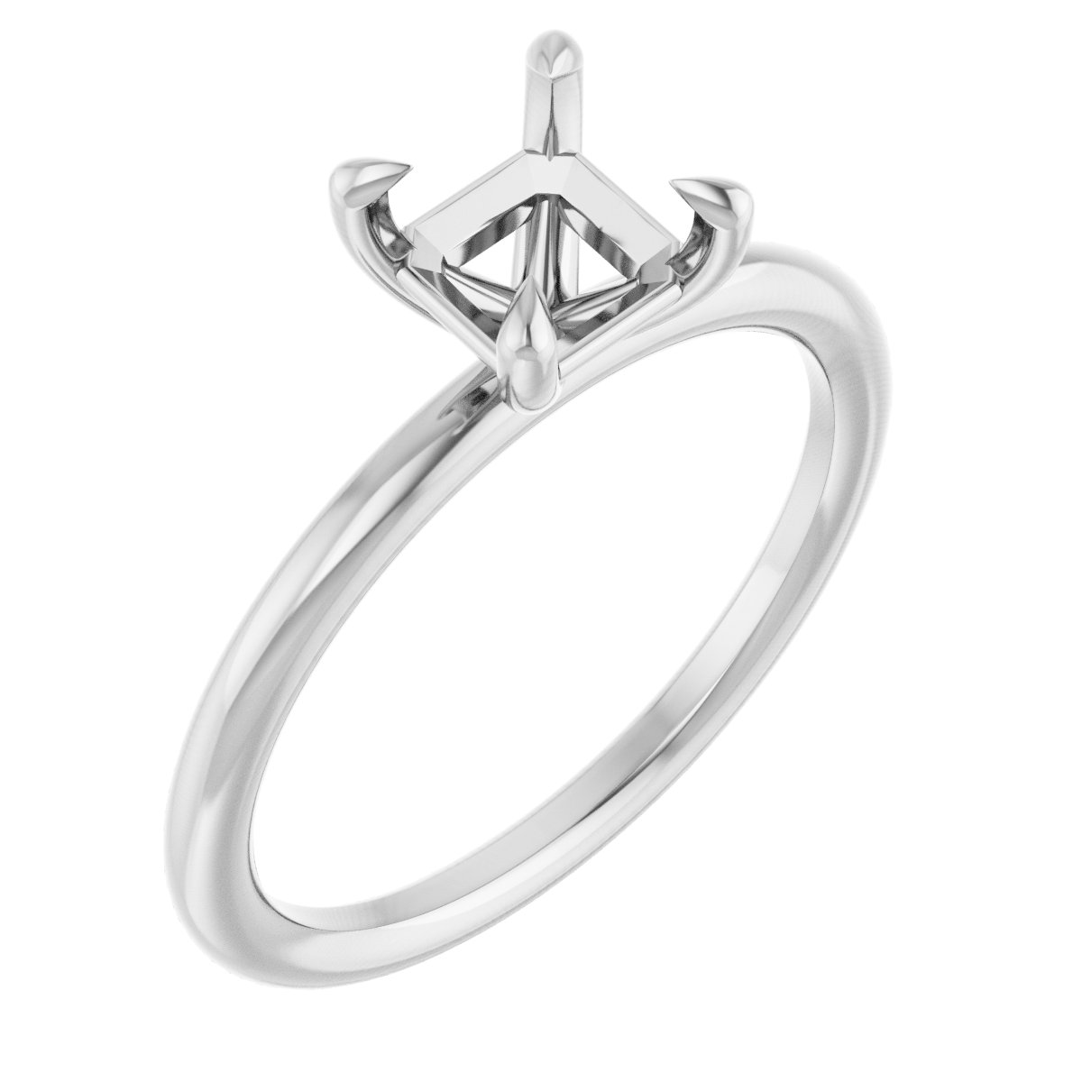 Claw-Prong Solitaire Engagement Ring