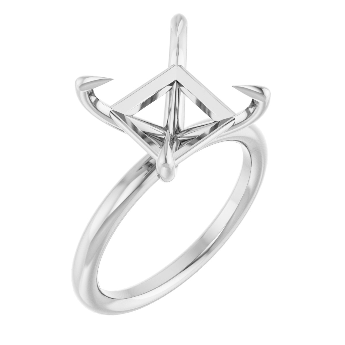 Claw-Prong Solitaire Engagement Ring