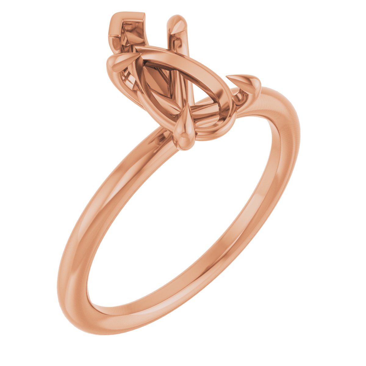Claw-Prong Solitaire Engagement Ring