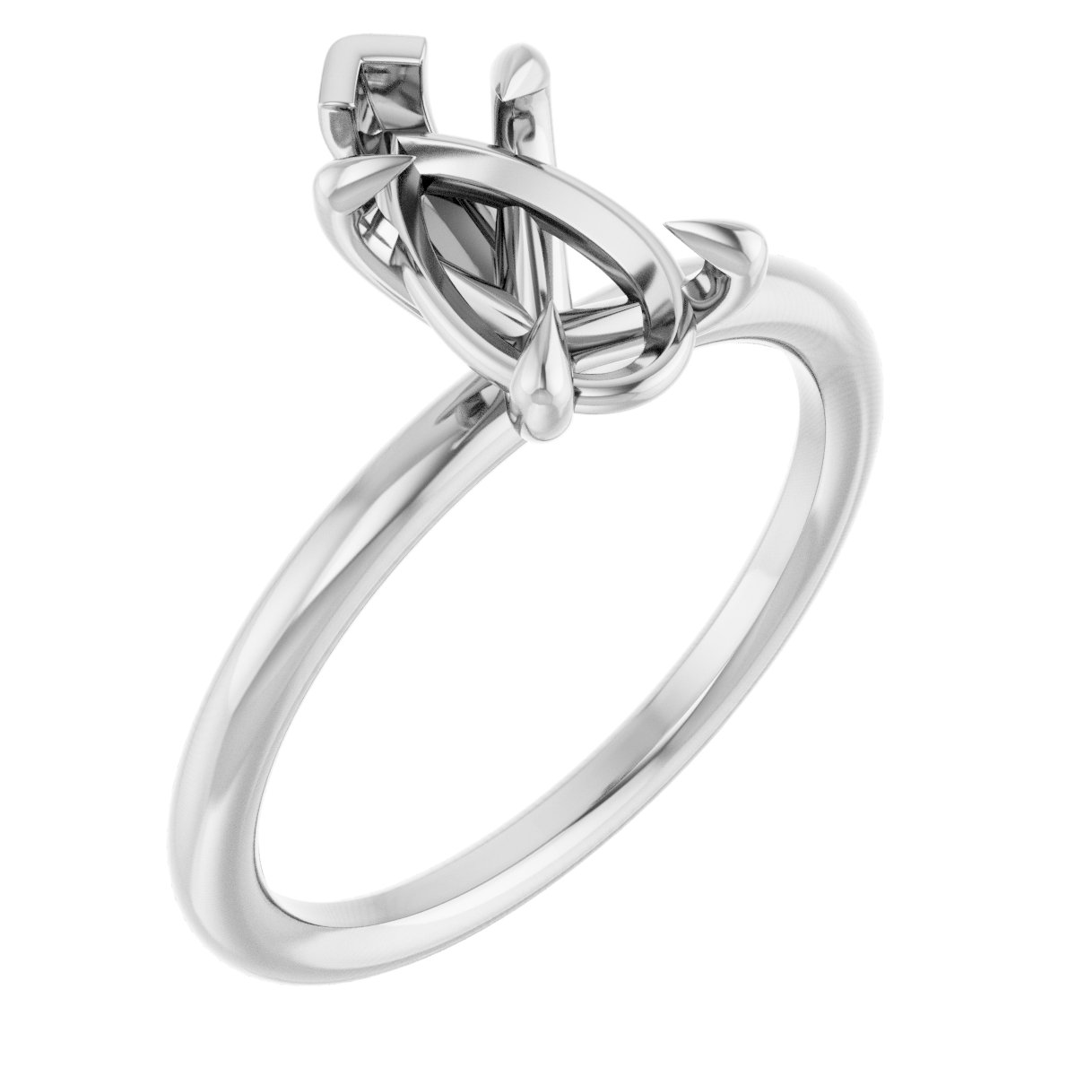 Claw-Prong Solitaire Engagement Ring