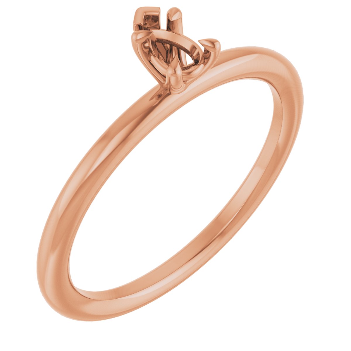 Claw-Prong Solitaire Engagement Ring