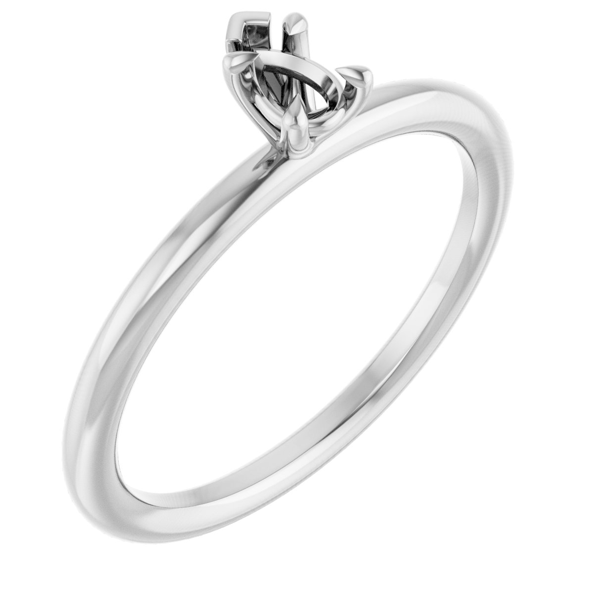 Claw-Prong Solitaire Engagement Ring