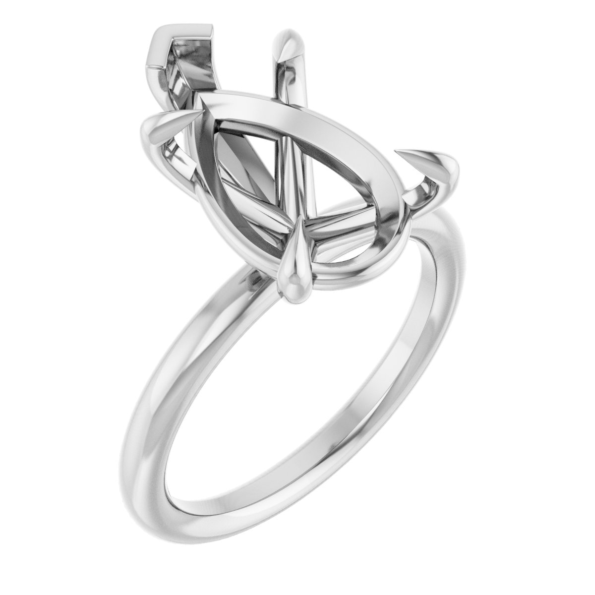 Claw-Prong Solitaire Engagement Ring