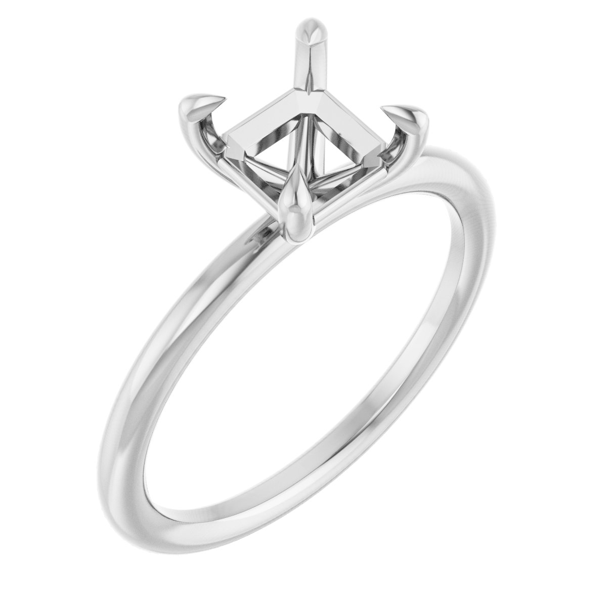 Claw-Prong Solitaire Engagement Ring