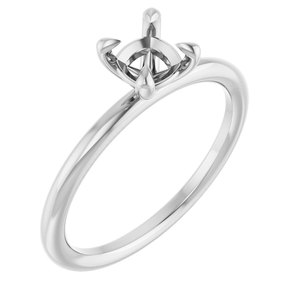 Claw-Prong Solitaire Engagement Ring