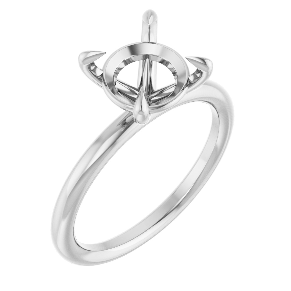 Claw-Prong Solitaire Engagement Ring