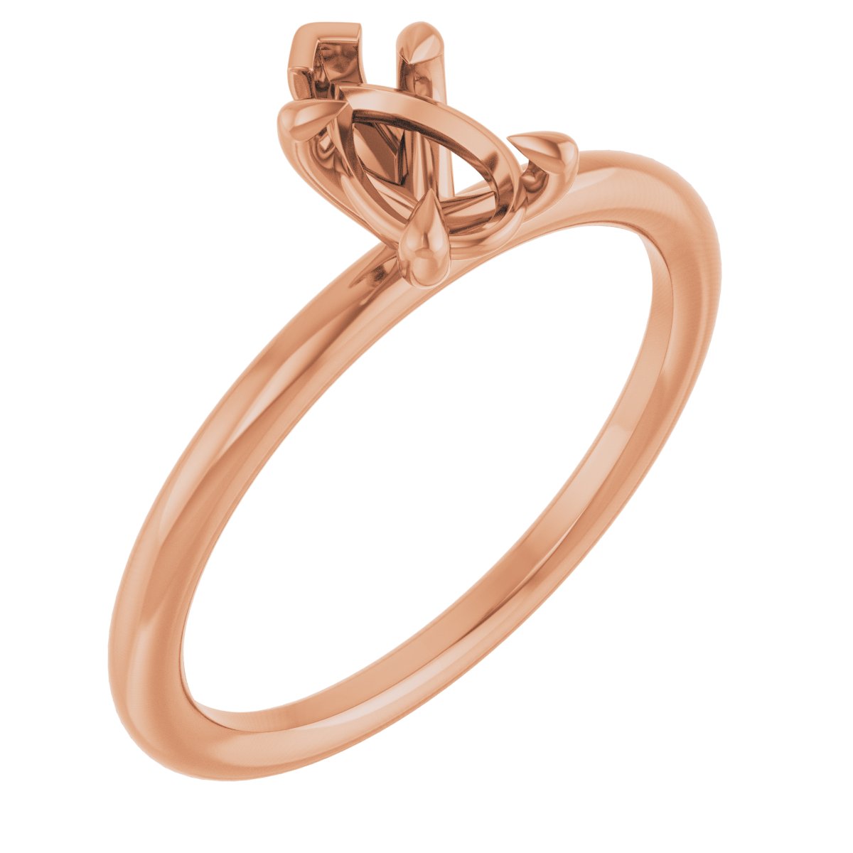 Claw-Prong Solitaire Engagement Ring