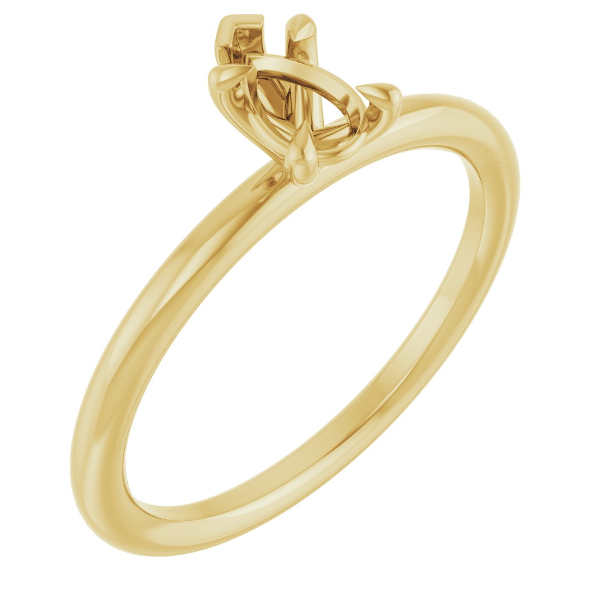 Claw-Prong Solitaire Engagement Ring