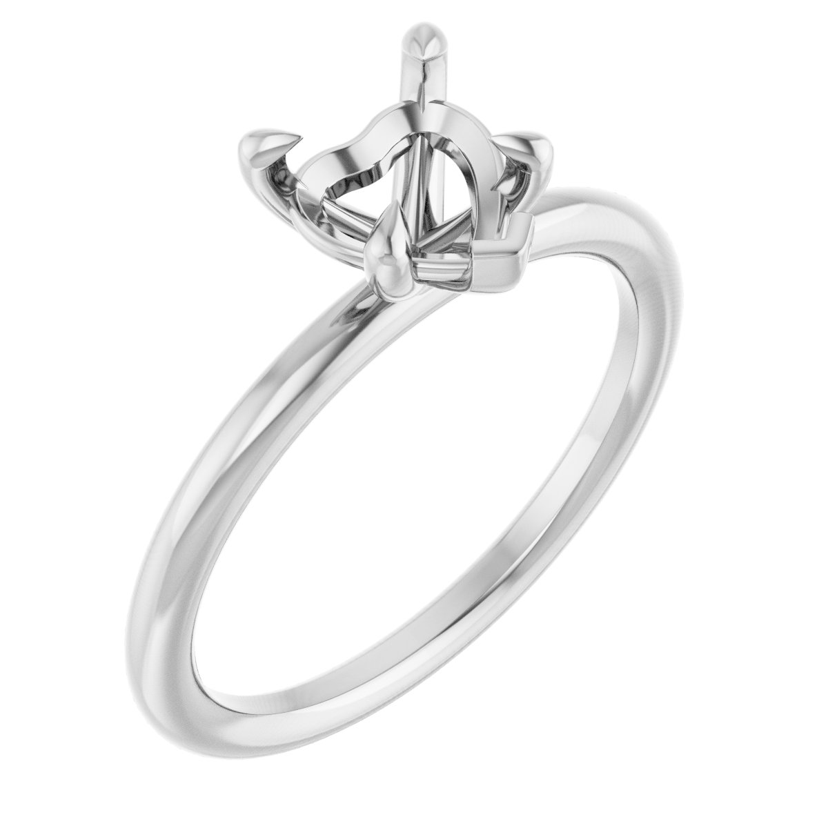 Claw-Prong Solitaire Engagement Ring