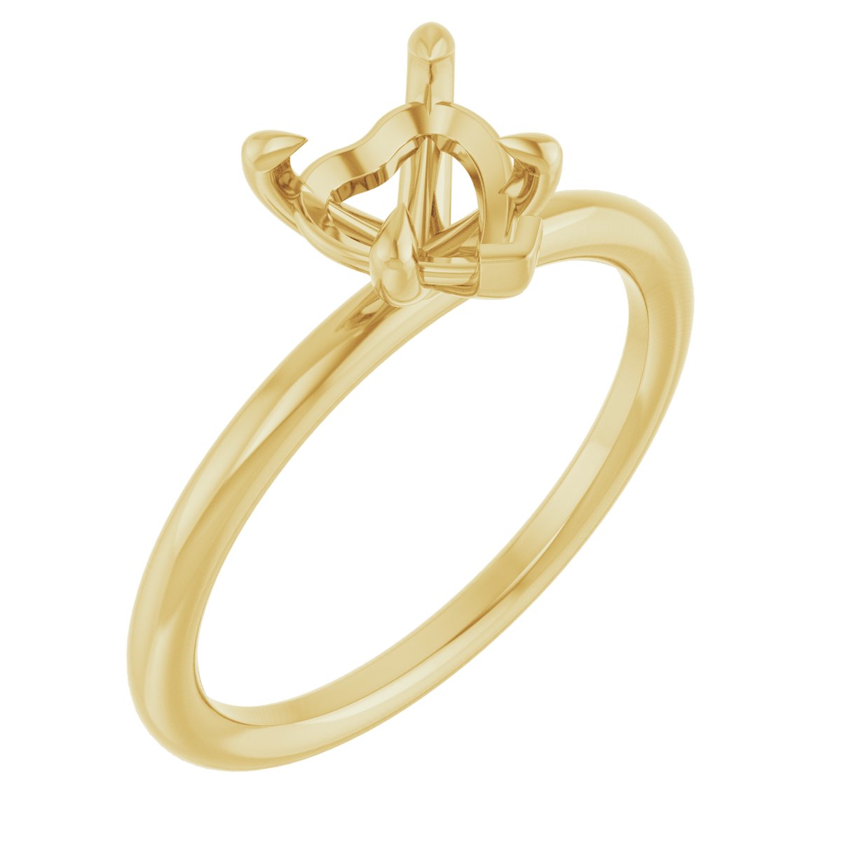 Claw-Prong Solitaire Engagement Ring