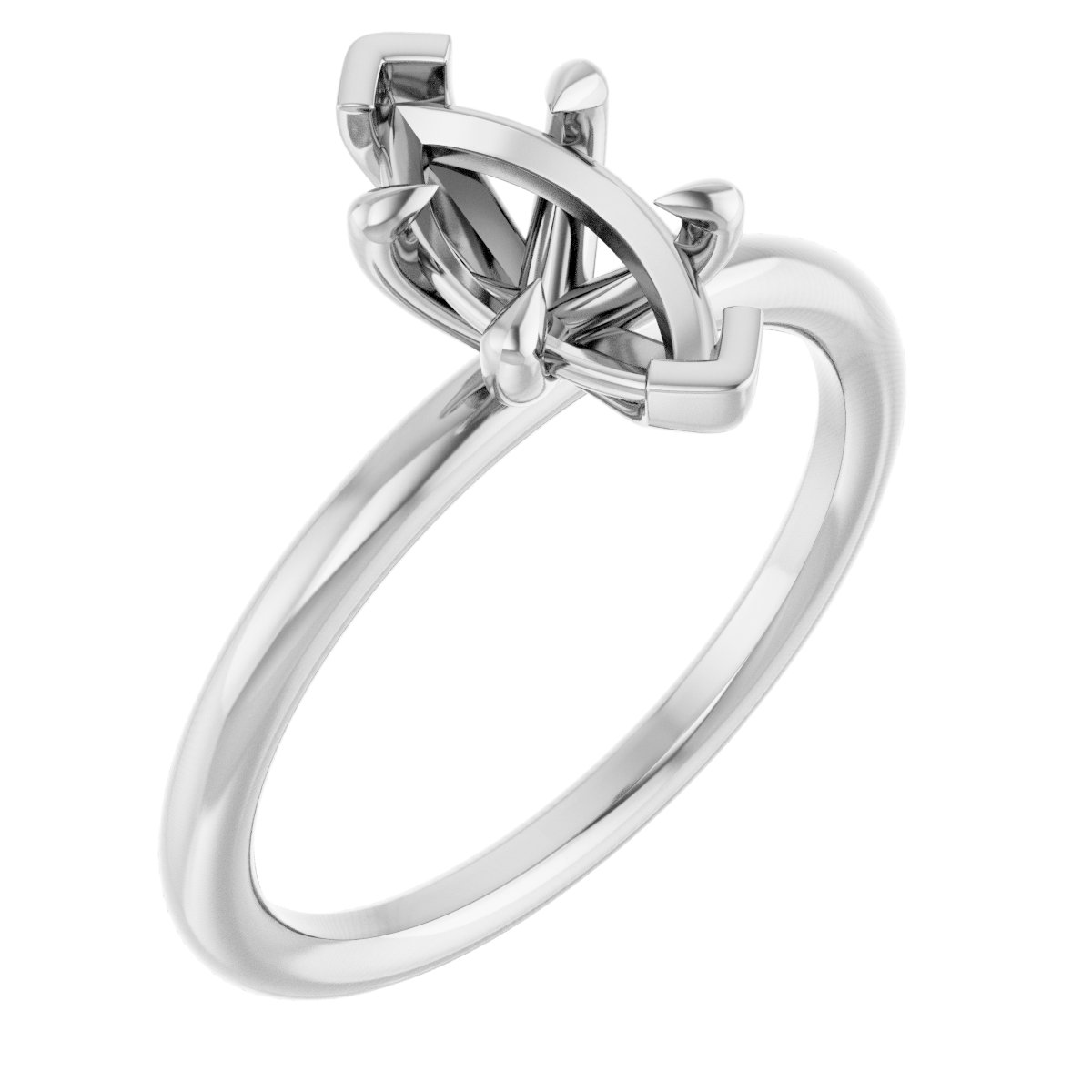 Claw-Prong Solitaire Engagement Ring