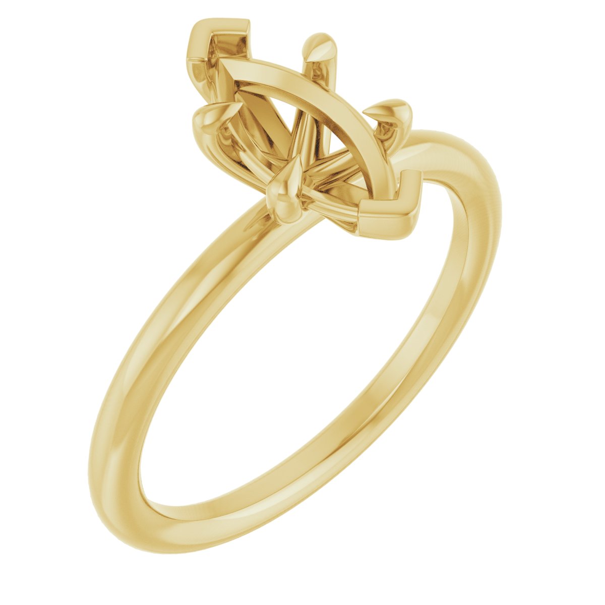 Claw-Prong Solitaire Engagement Ring