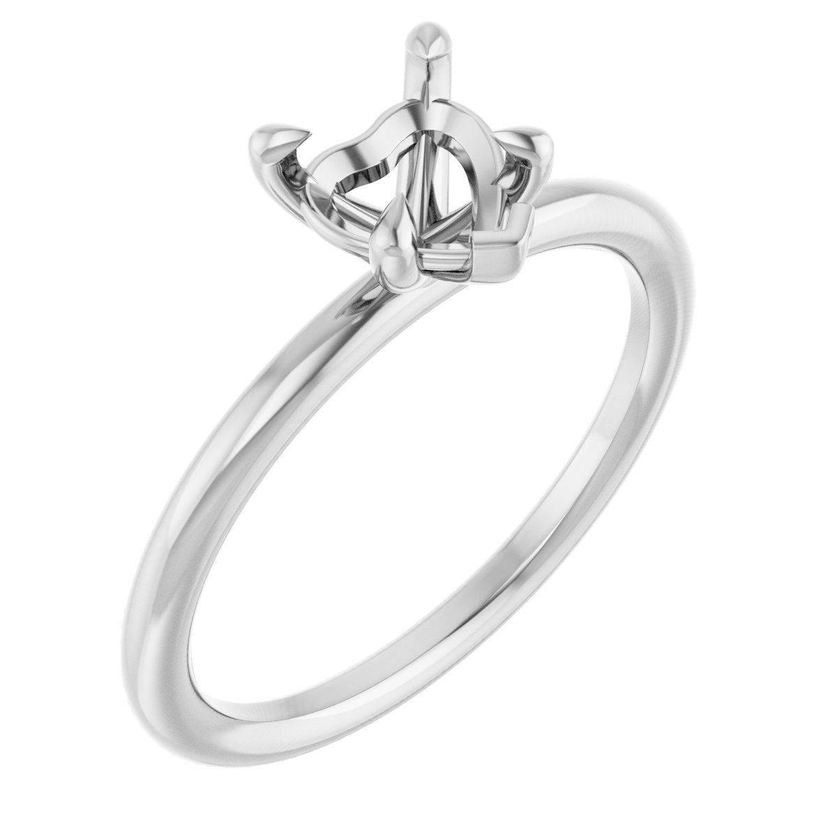 Claw-Prong Solitaire Engagement Ring
