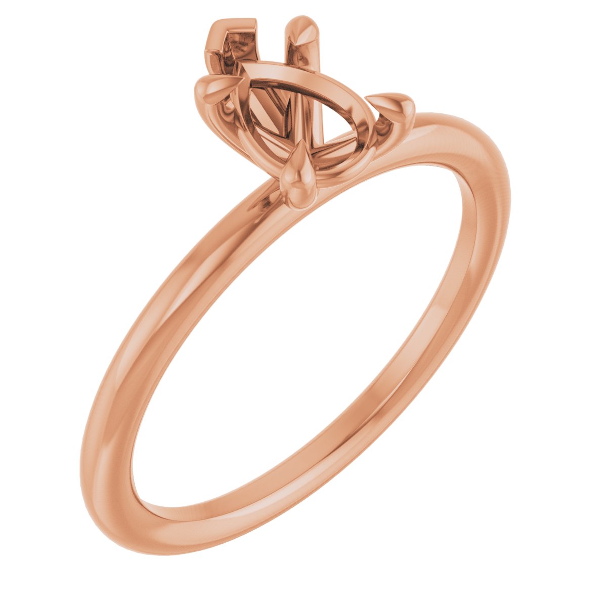Claw-Prong Solitaire Engagement Ring