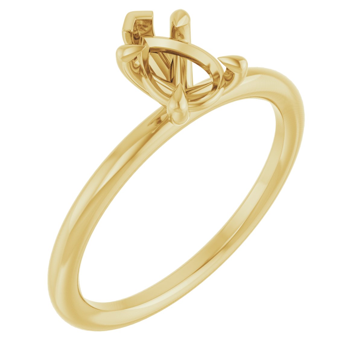 Claw-Prong Solitaire Engagement Ring