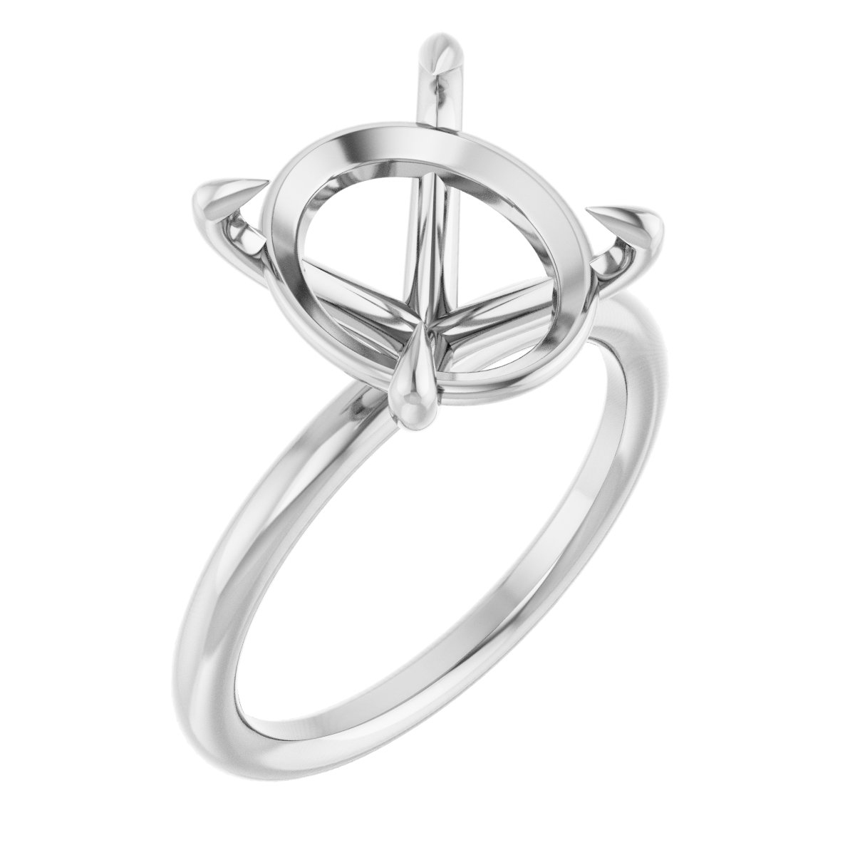 Claw-Prong Solitaire Engagement Ring
