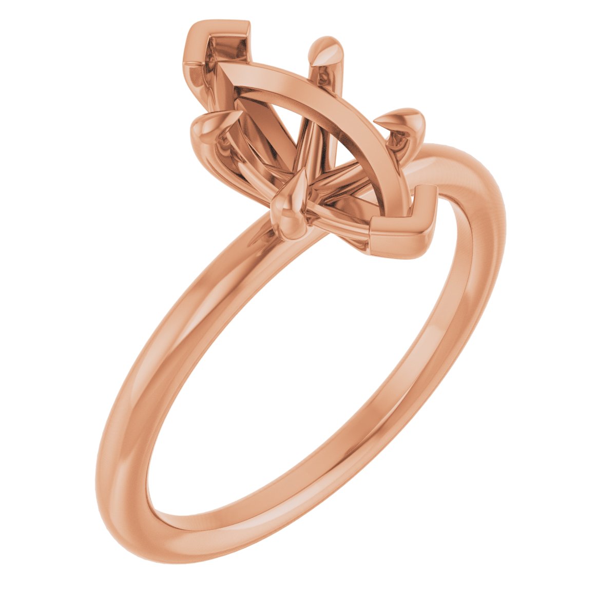 Claw-Prong Solitaire Engagement Ring