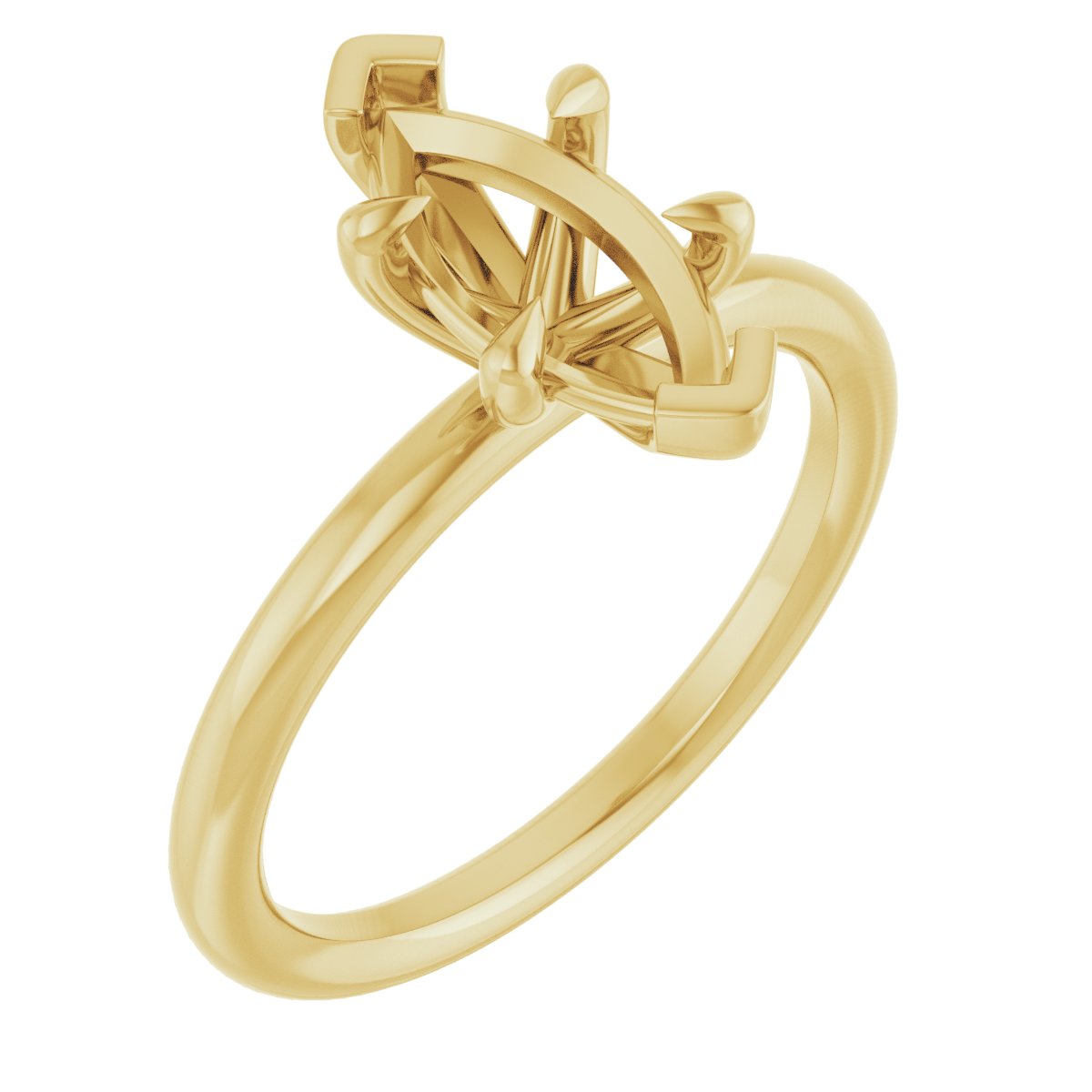 Claw-Prong Solitaire Engagement Ring