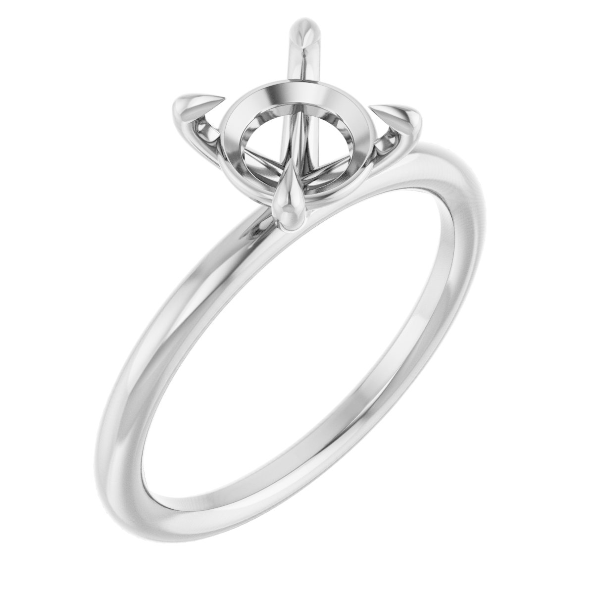 Claw-Prong Solitaire Engagement Ring