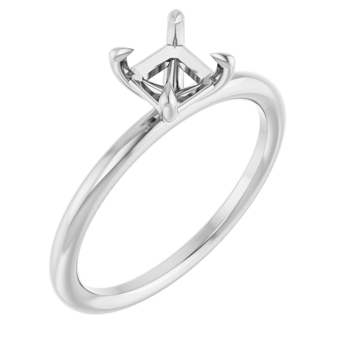 Claw-Prong Solitaire Engagement Ring