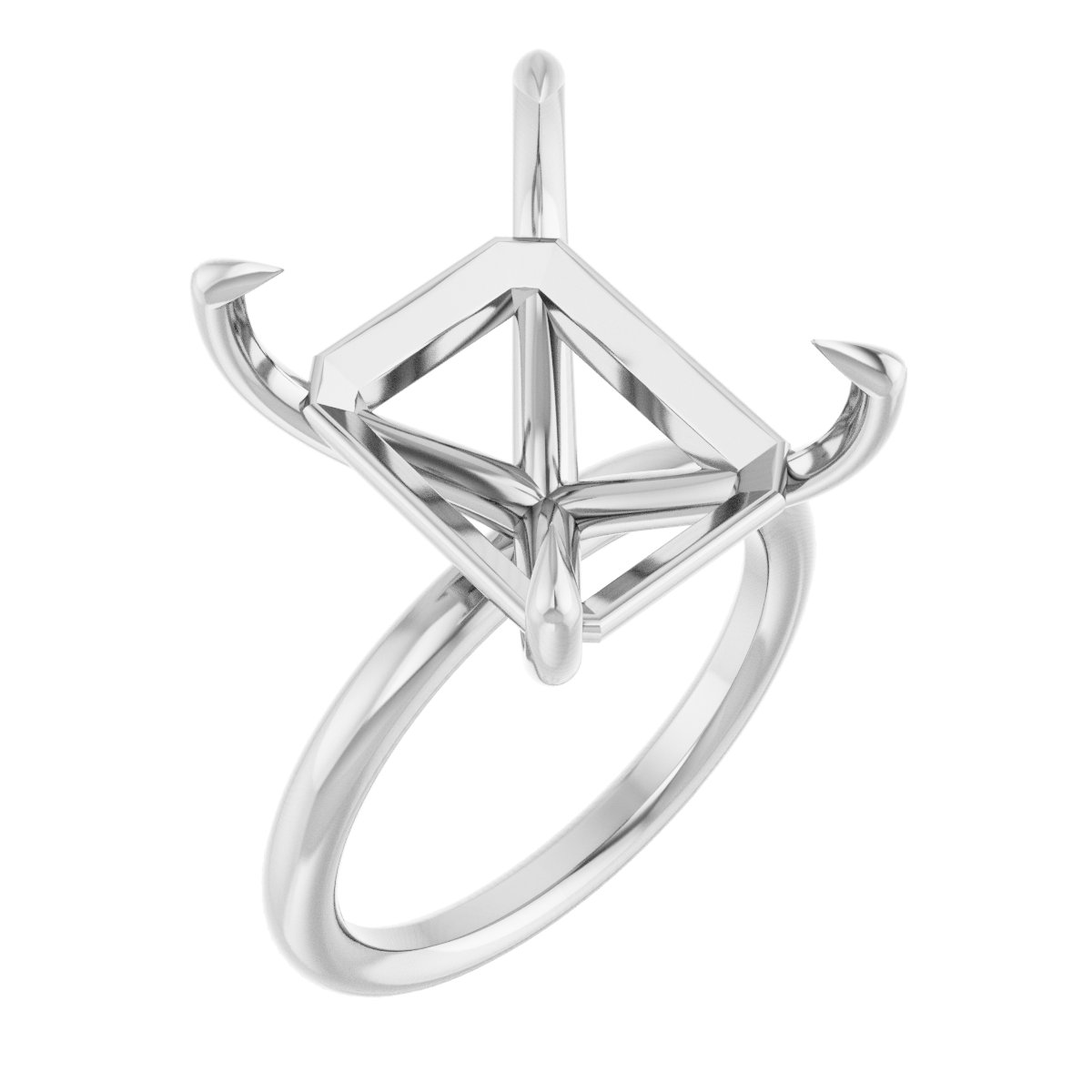 Claw-Prong Solitaire Engagement Ring