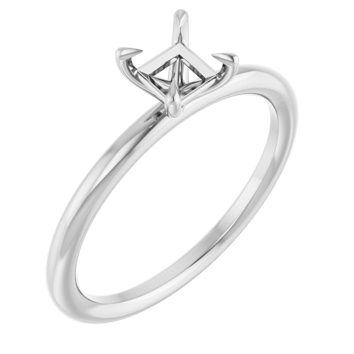 Claw-Prong Solitaire Engagement Ring