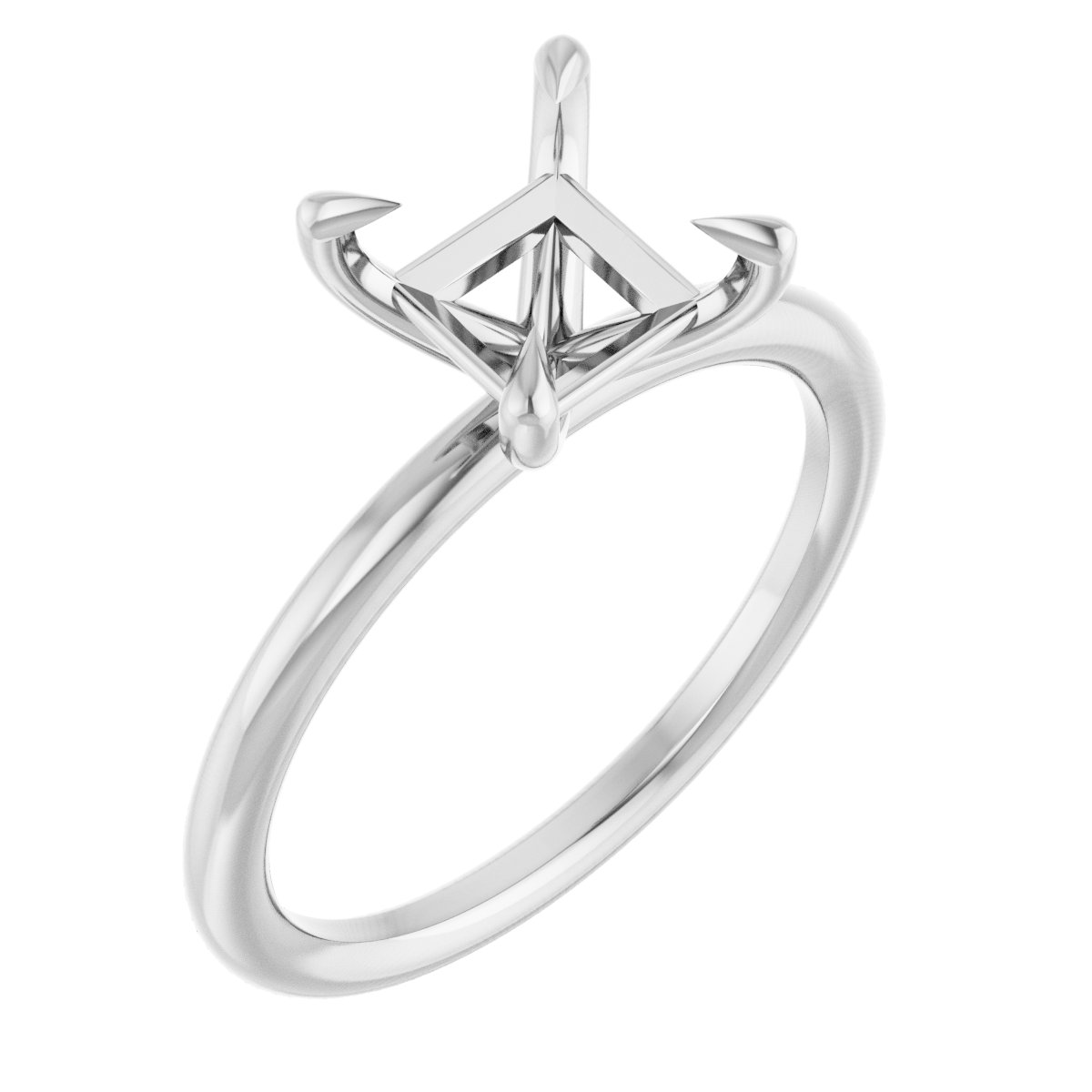 Claw-Prong Solitaire Engagement Ring
