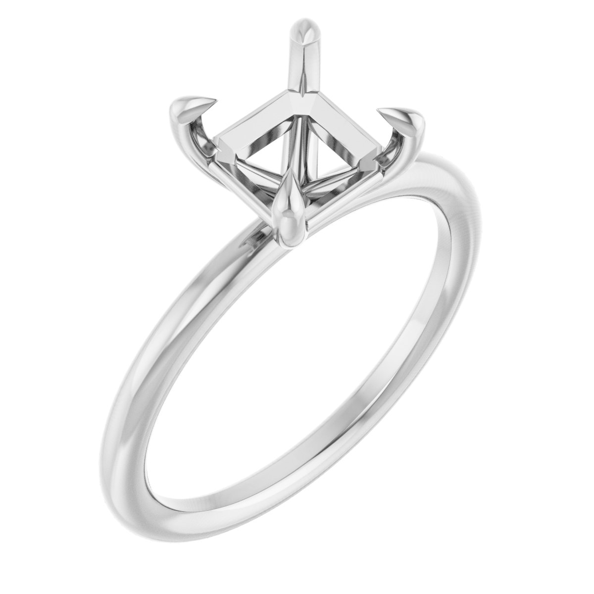 Claw-Prong Solitaire Engagement Ring