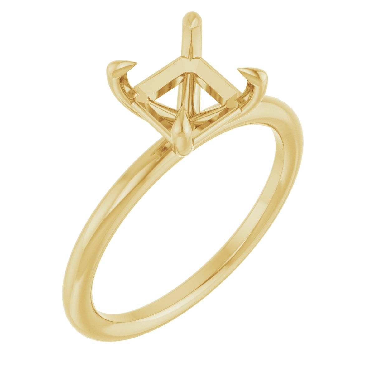 Claw-Prong Solitaire Engagement Ring