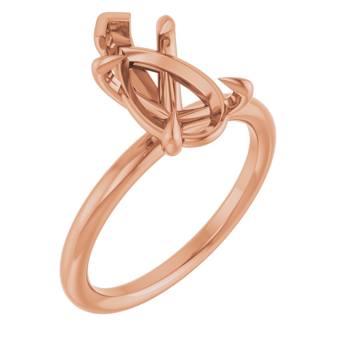 Claw-Prong Solitaire Engagement Ring