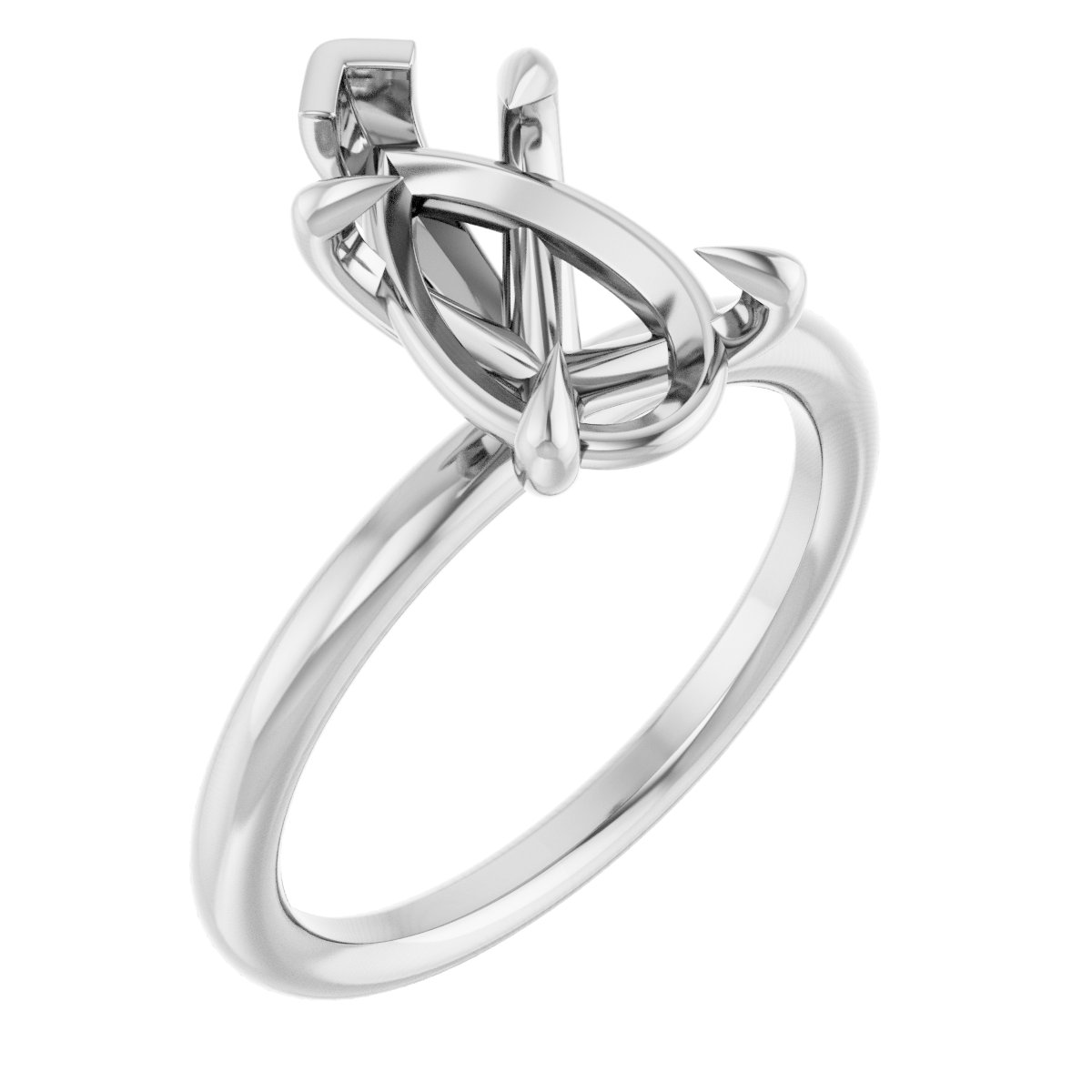 Claw-Prong Solitaire Engagement Ring