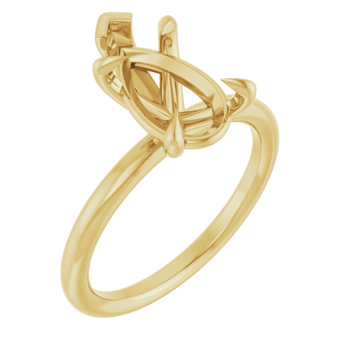 Claw-Prong Solitaire Engagement Ring