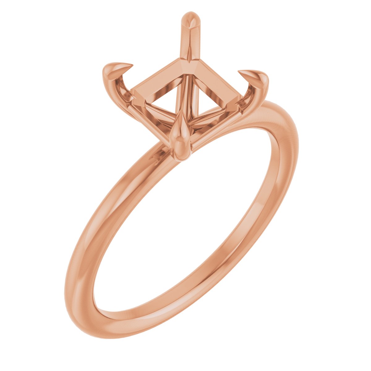 Claw-Prong Solitaire Engagement Ring