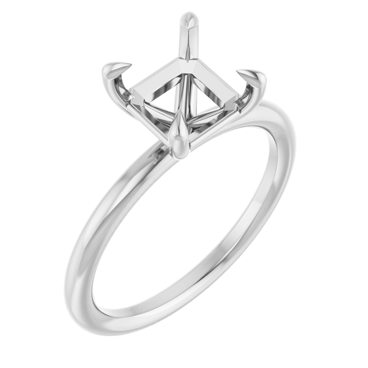 Claw-Prong Solitaire Engagement Ring