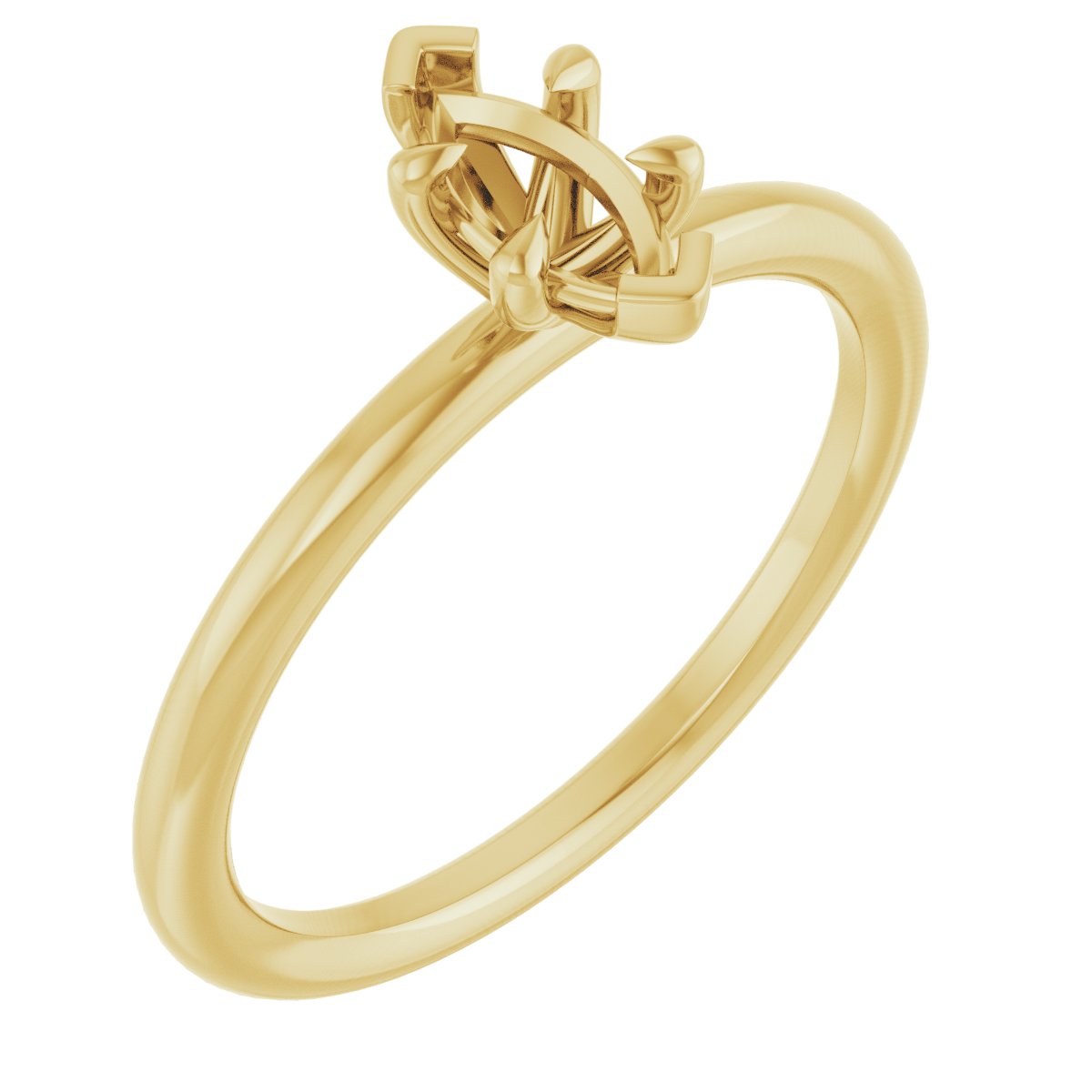 Claw-Prong Solitaire Engagement Ring