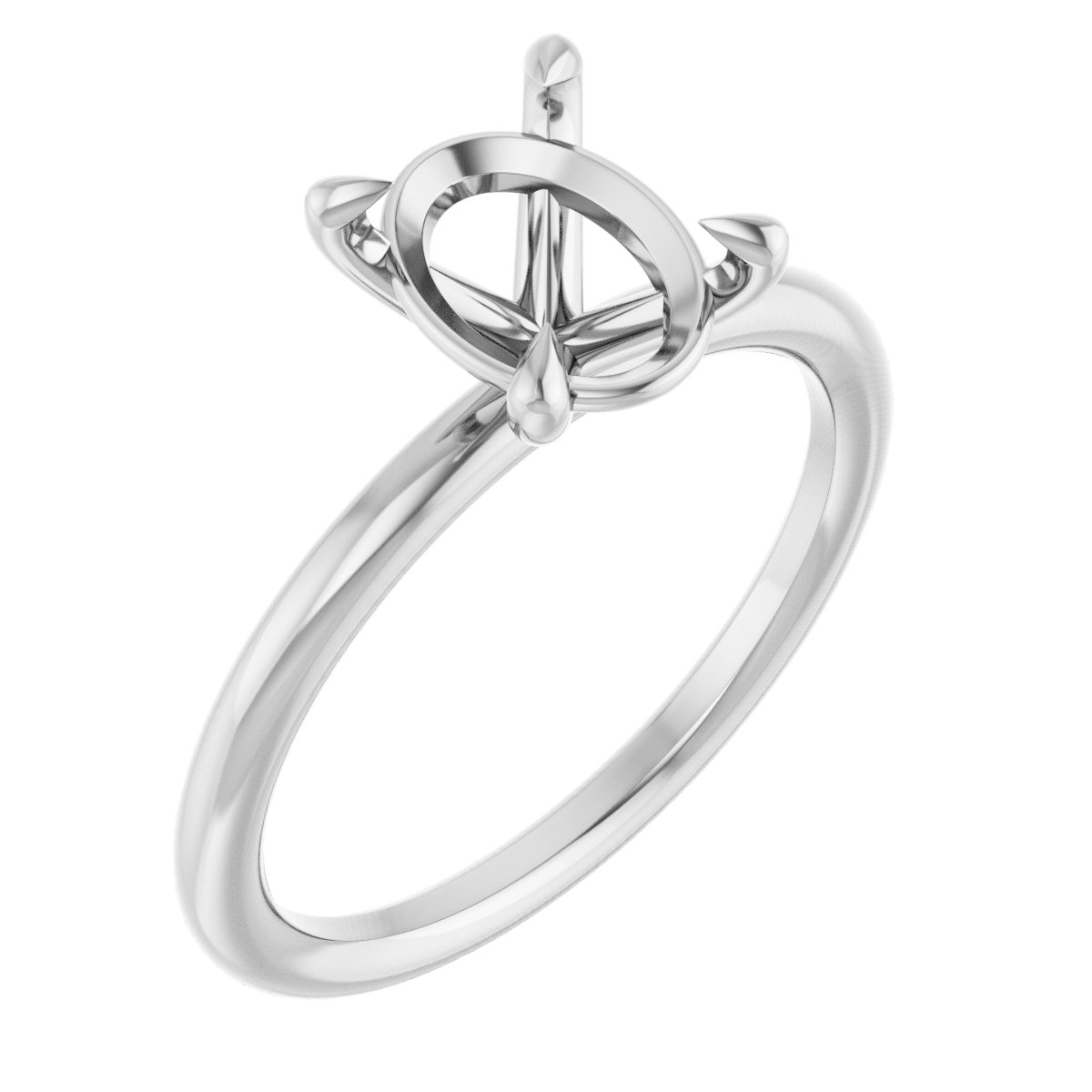 Claw-Prong Solitaire Engagement Ring